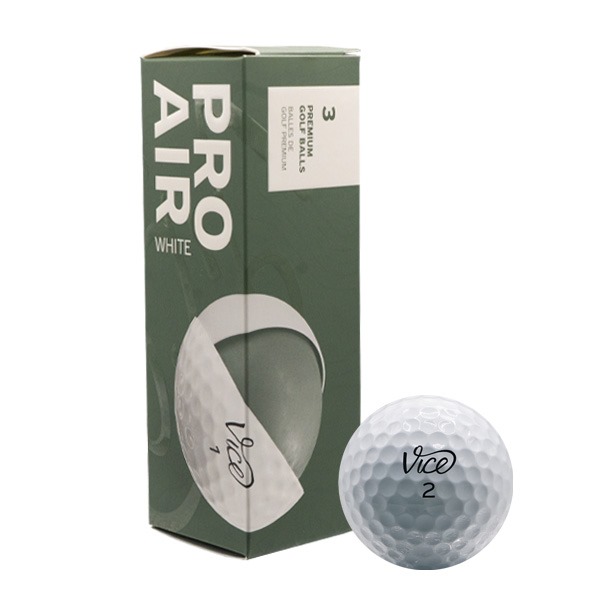 White Vice Pro Air Golf Balls
