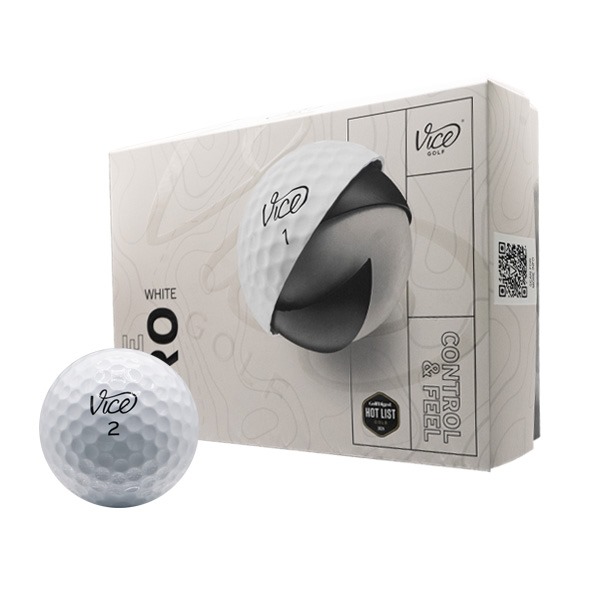 Vice Pro Golf Balls White