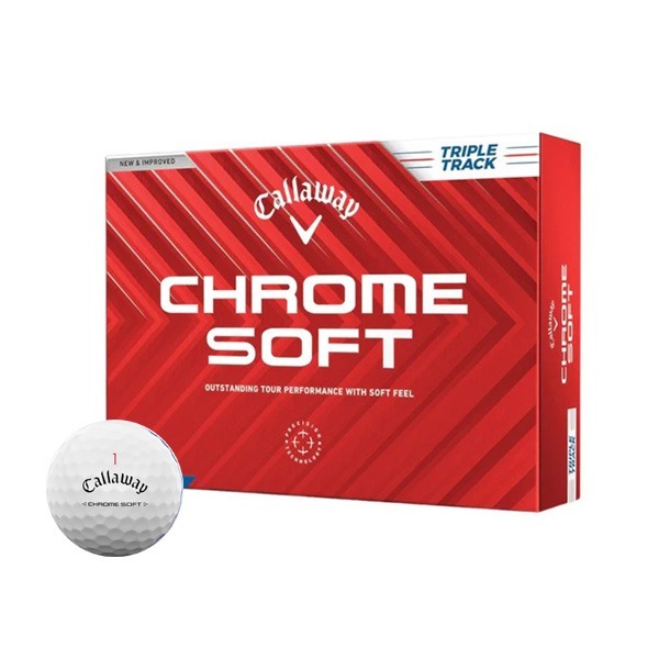 Callaway Chrome Soft Triple Track Golf Balls (Christmas Gift Set)