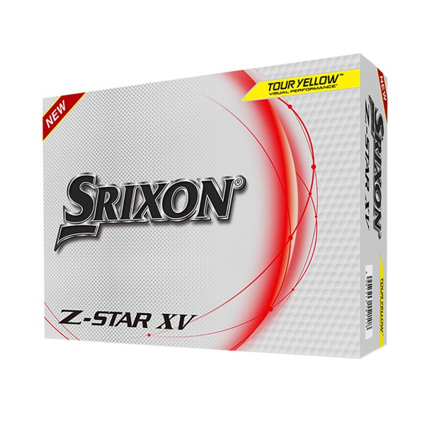 Srixon Z-Star XV Tour Yellow Golf Balls box