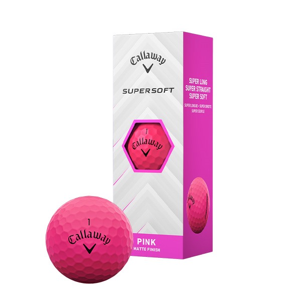 Callaway Supersoft Pink Golf Balls