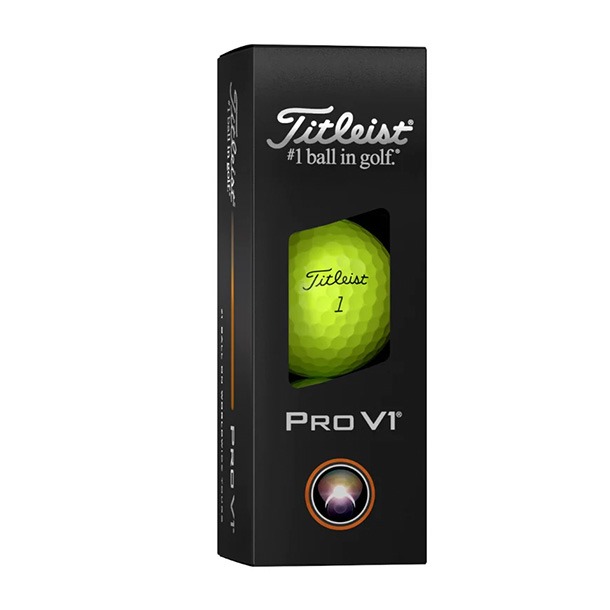 titleist pro v1 yellow golf ball sleeve