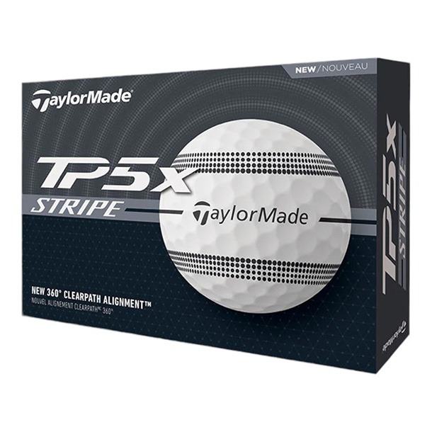 TaylorMade TP5x Stripe Golf Balls 2024