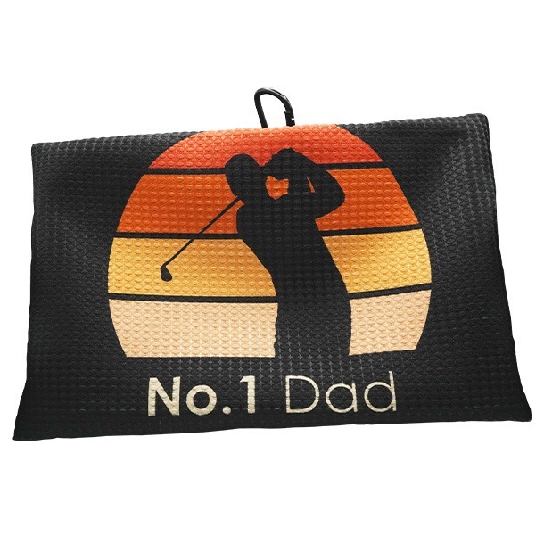 Number 1 Dad Golf Towel