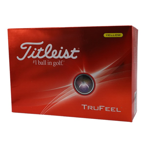 2024 Titleist TruFeel Yellow Golf Balls