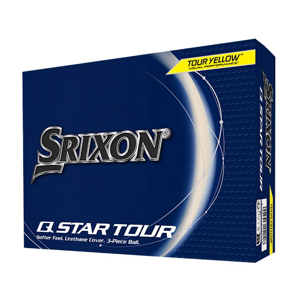 Srixon Q-Star Tour Yellow Golf Balls 2024 golf box