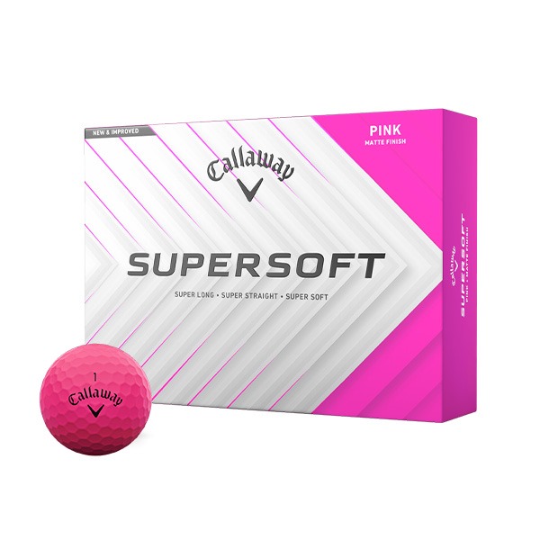 Callaway Supersoft Pink Golf Balls 2025