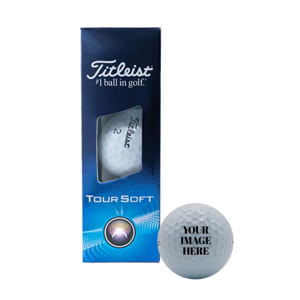 Personalised Titleist Tour Soft Golf Balls