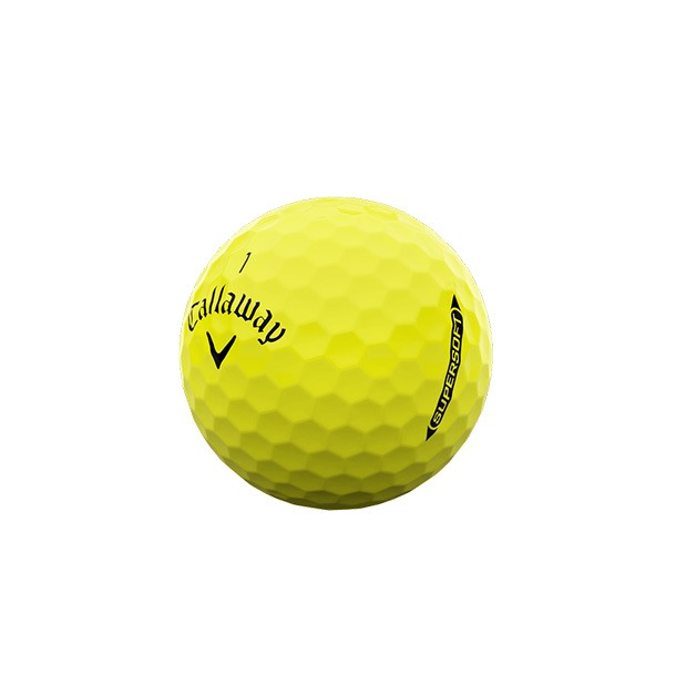 Callaway 2025 Supersoft yellow golf balls