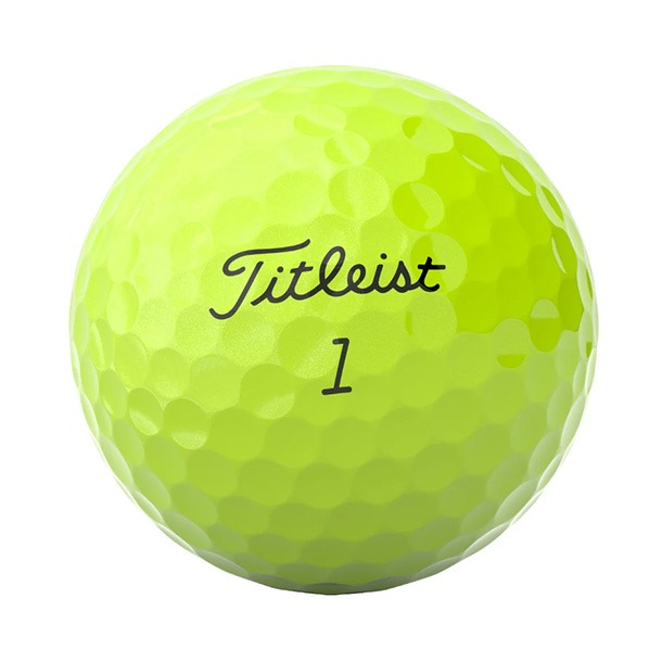 yellow titleist pro v1