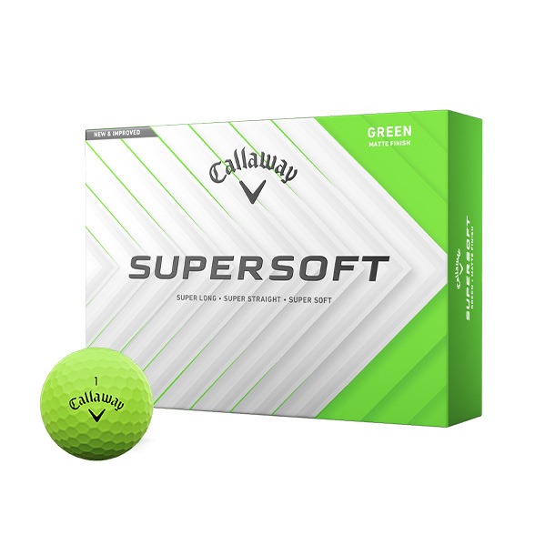 Callaway Supersoft Green Golf Balls