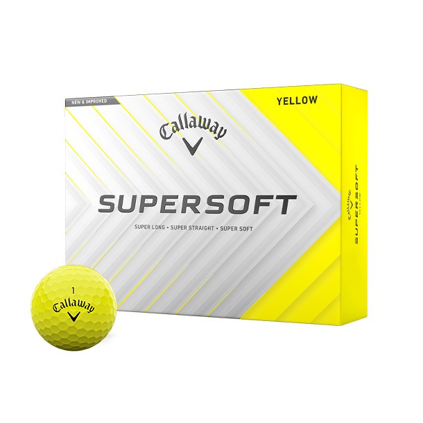 Callaway Supersoft Yellow Golf Balls 2025