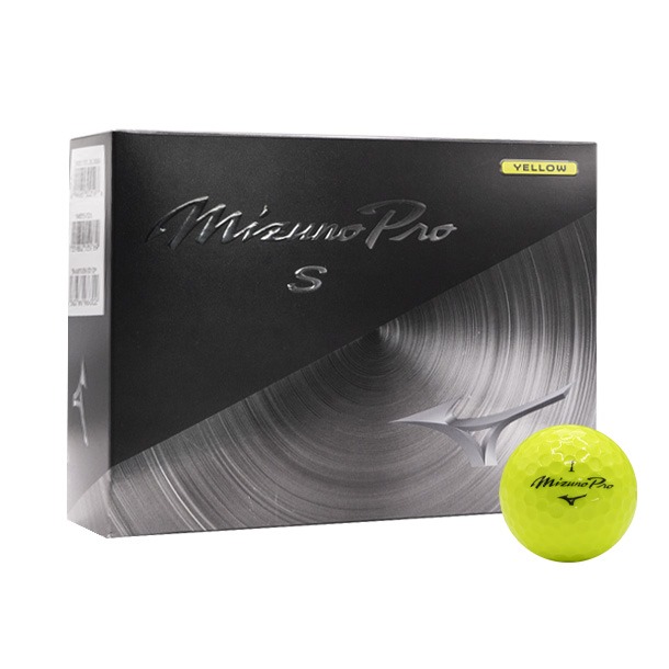 Mizuno Pro S Yellow Golf Balls 2025