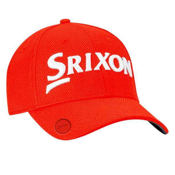 Srixon Ball Marker Golf Cap - Orange (White Srixon Logo)