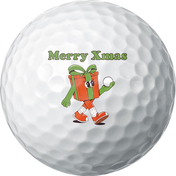 Merry Xmas Golf Ball