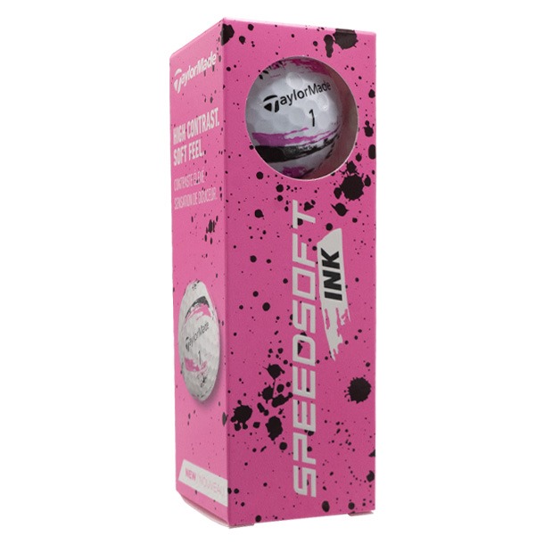 Pink SpeedSoft Ink Golf Balls