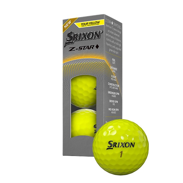 Srixon Z-Star Diamond Yellow Golf Balls