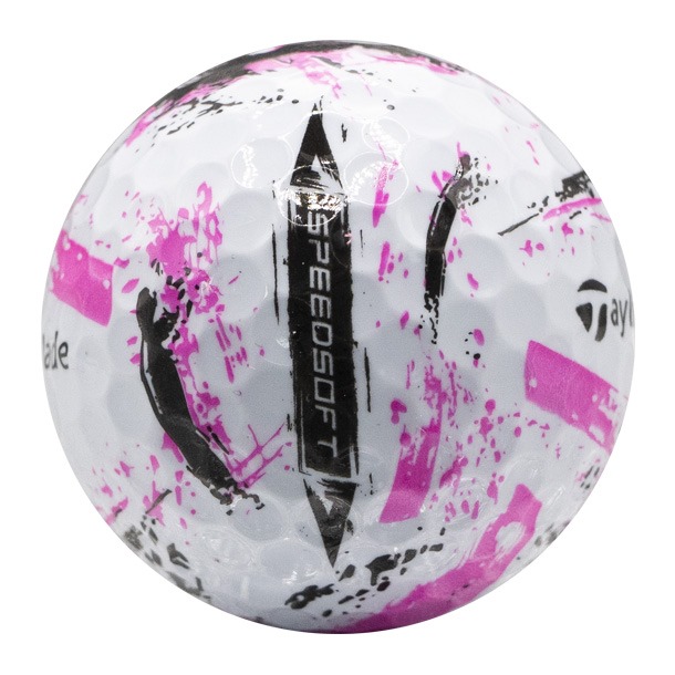 TaylorMade SpeedSoft Ink Pink Golf Ball