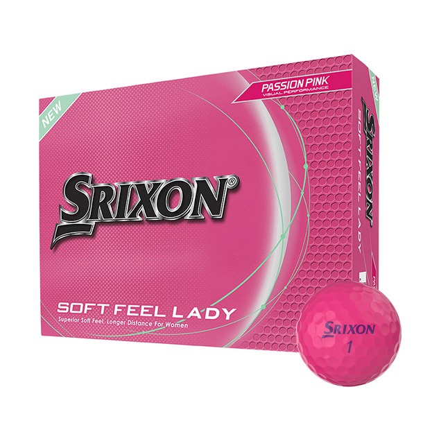 Srixon Soft Feel Lady Pink Golf Balls 2025