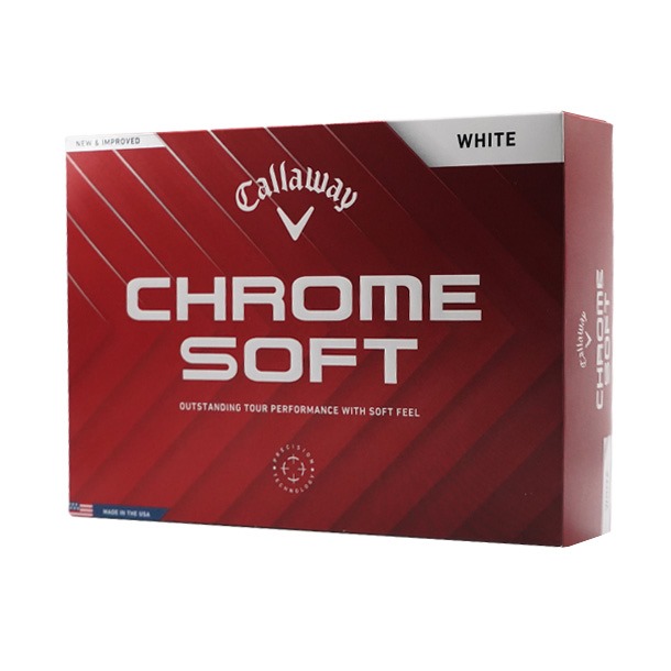 Callaway Chrome Soft White Golf Balls 2024
