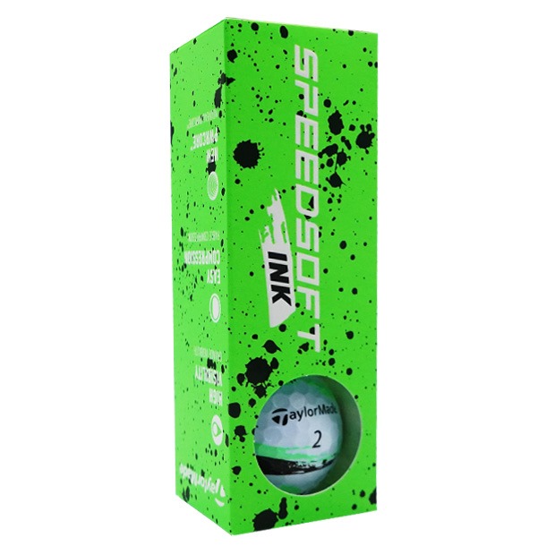 TaylorMade Speedsoft Ink Green Golf Balls 2024