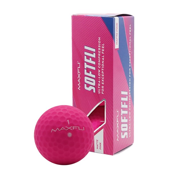 Maxfli Softfli Pink Golf Balls