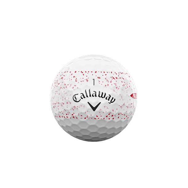 2025 Callaway Red Splatter golf balls