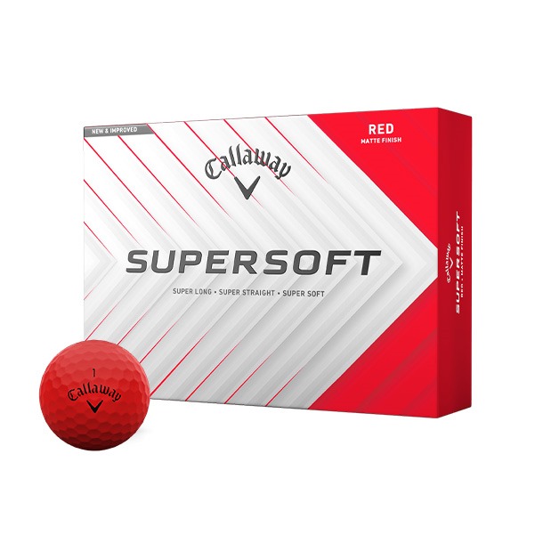 Callaway Supersoft Red Golf Balls 2025