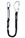 Elasticated Shock Absorbing Lanyard 1.75m c/w Scaffold Hook