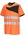 Portwest PW213 Short Sleeve Hi-Vis Cotton Comfort T-Shirt Orange/Black