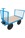 1tonne Heavy Duty Site Trolley c/w Pneumatic Tyres  and Removable Mesh Sides