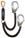 Heightec LE2TA FLEXOR Elasticated Twin Lanyard c/w ANSI Hooks