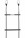 8mm Black Polyester Narrow Rung Rope Ladder