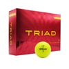 Wilson Triad Yellow Golf Balls 2025
