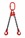 Weissenfel 2.8tonne 2-Leg Chainsling c/w Latch Hooks