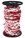 6mm RED & WHITE Plastic Link Chain
