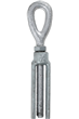 3/8" x 6" Galvanised Eye/Eye Turnbuckle Untested