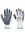 Portwest A310 Flexo Nitrile Grip Glove Grey/White (10pk)