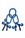 14.1 tonne Grade 100 4Leg Chainsling c/w Safety Hooks
