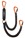 Heightec LE2T175K FLEXOR 1.75mtr Elasticated Twin Lanyard