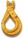 Yoke 8-026 G80 Clevis Self Locking Hook
